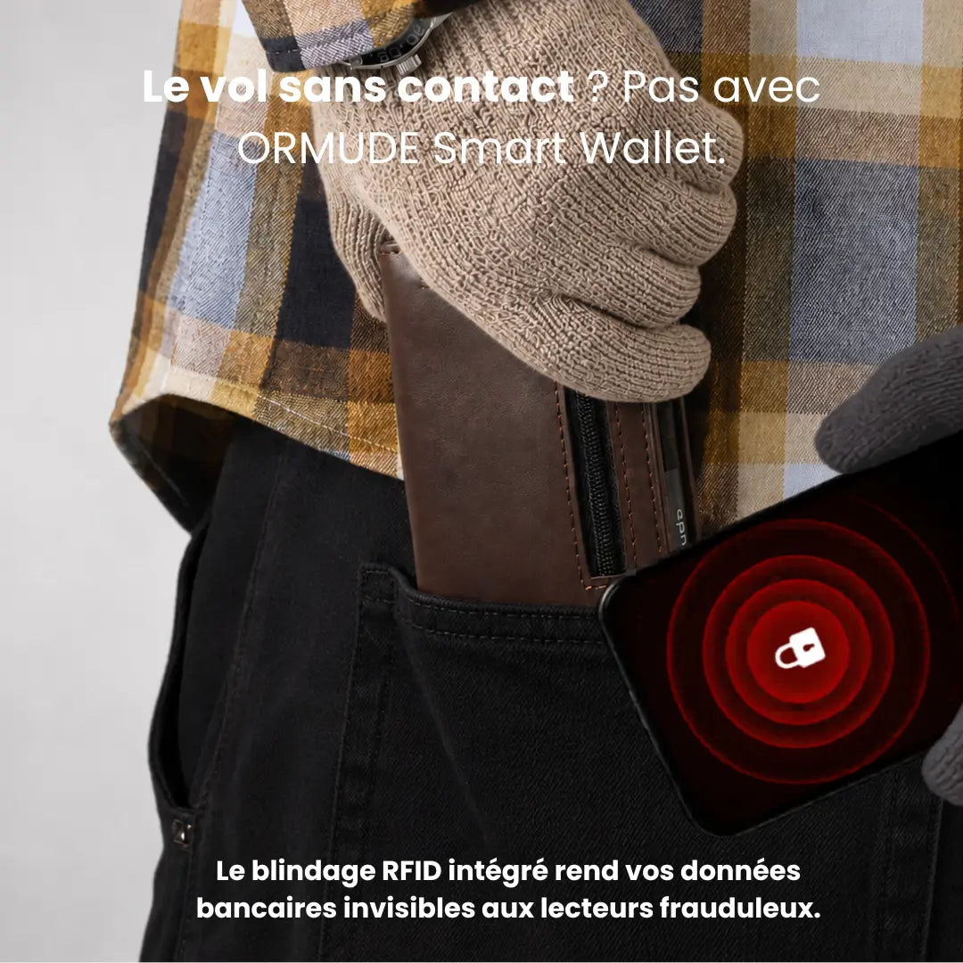 Un portefeuille conçu pour éliminer l’encombrement de vos poches.