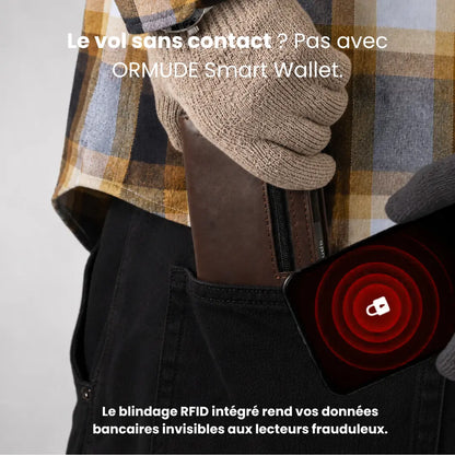Un portefeuille conçu pour éliminer l’encombrement de vos poches.